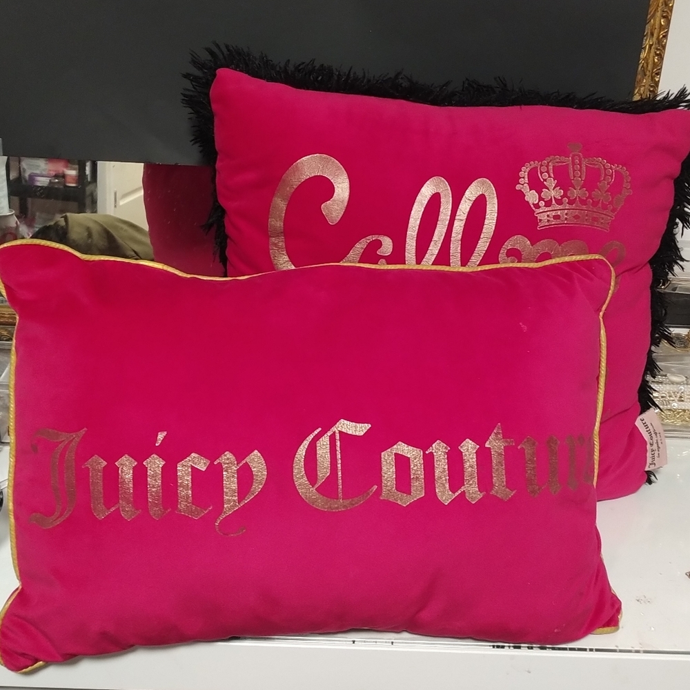 Vintage Juicy Couture pillows